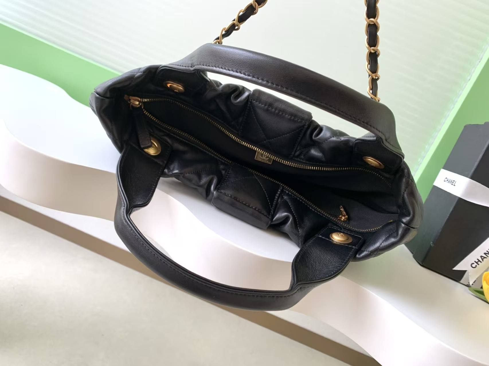 Ch**el Bow Bag 29x38x5cm