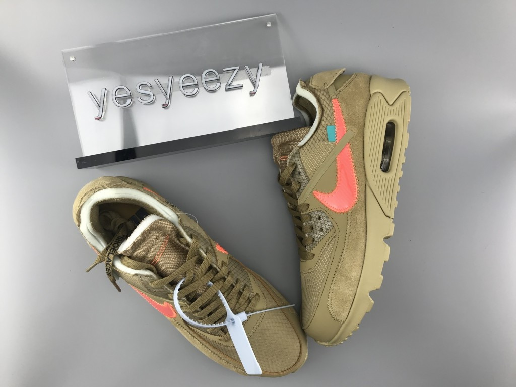 UA THE 10 OFF WHITE NIKE AIR MAX 90 DESERT ORE