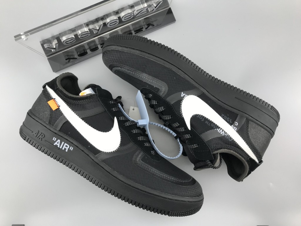 UA THE TEN OFF WHITE NIKE AIR FORCE 1 LOW BLACK