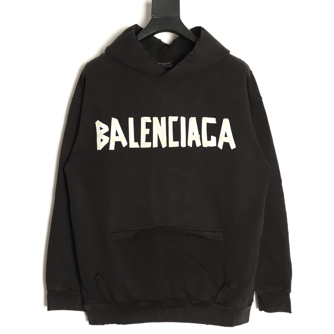 Ba1en*iaga BLCG 26ss Hoodies Black