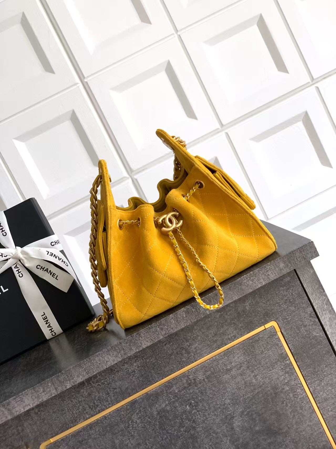 Ch**el 25C Bucket Bag 20x22x12.5cm