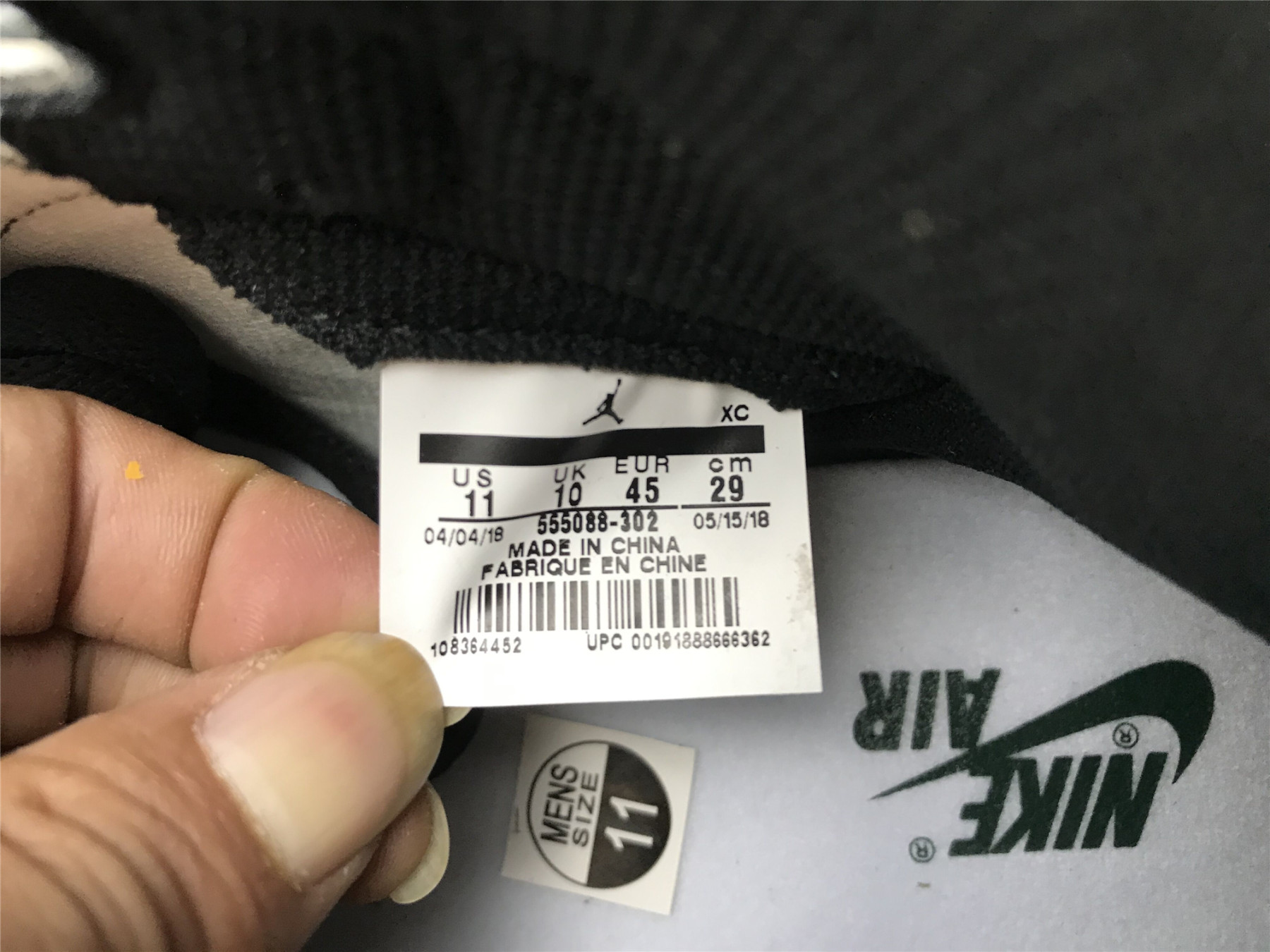 UA AIR JORDAN 1 RETRO HIGH OG "PINE GREEN"