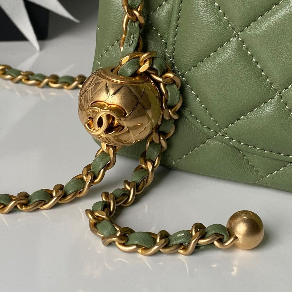 Ch**el MINI FLAP BAG 12×20×6 cm