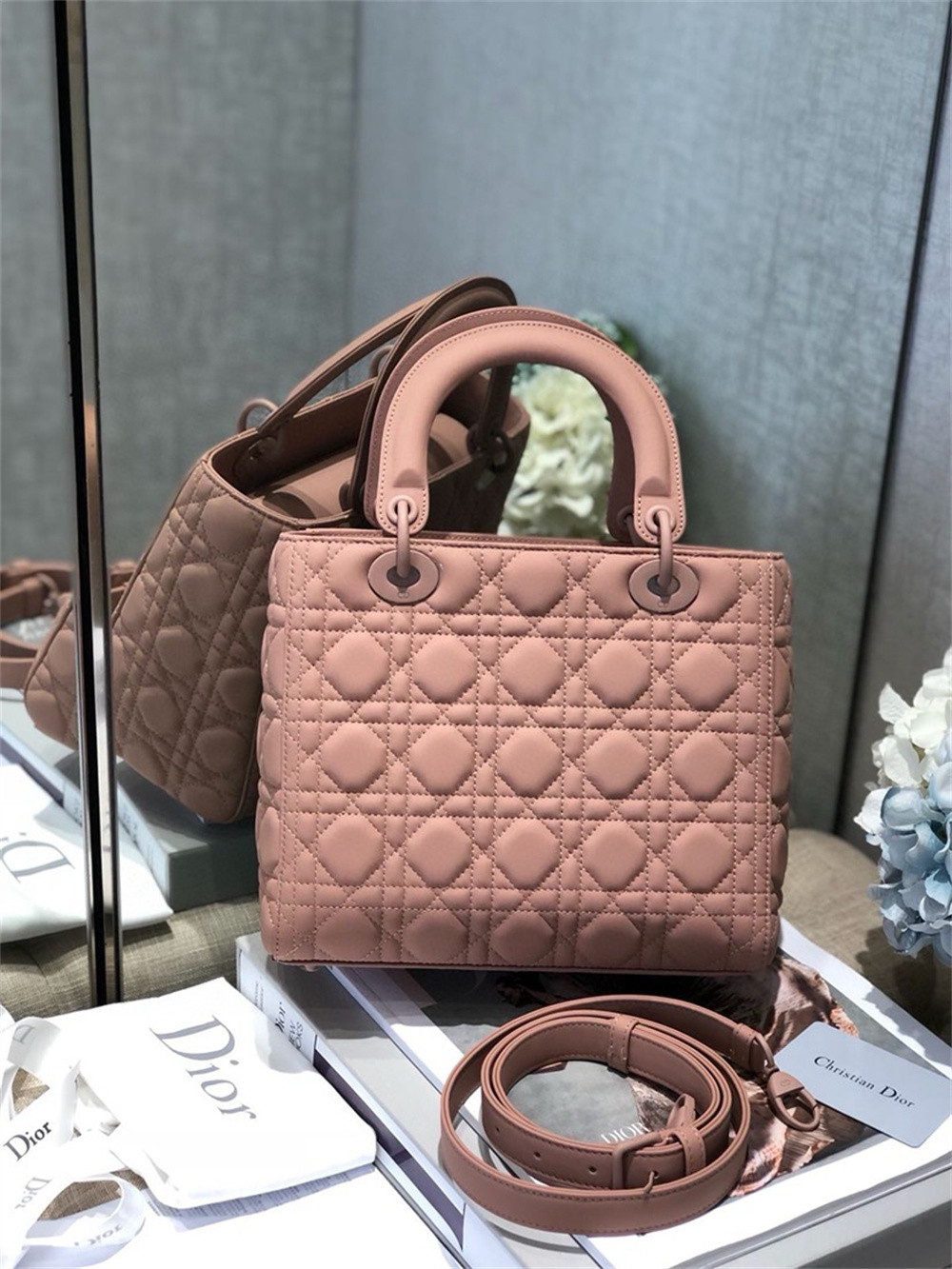 Medium Lady D10r Bag  9.5 x 8 x 4.5 inches