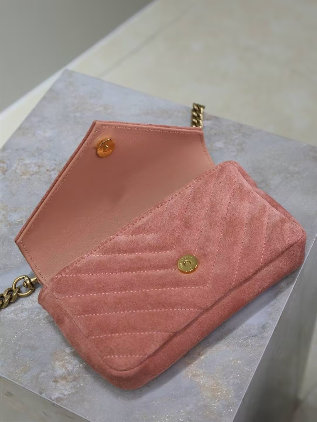 Y51 Loulou college mini in suede 20x13x3cm