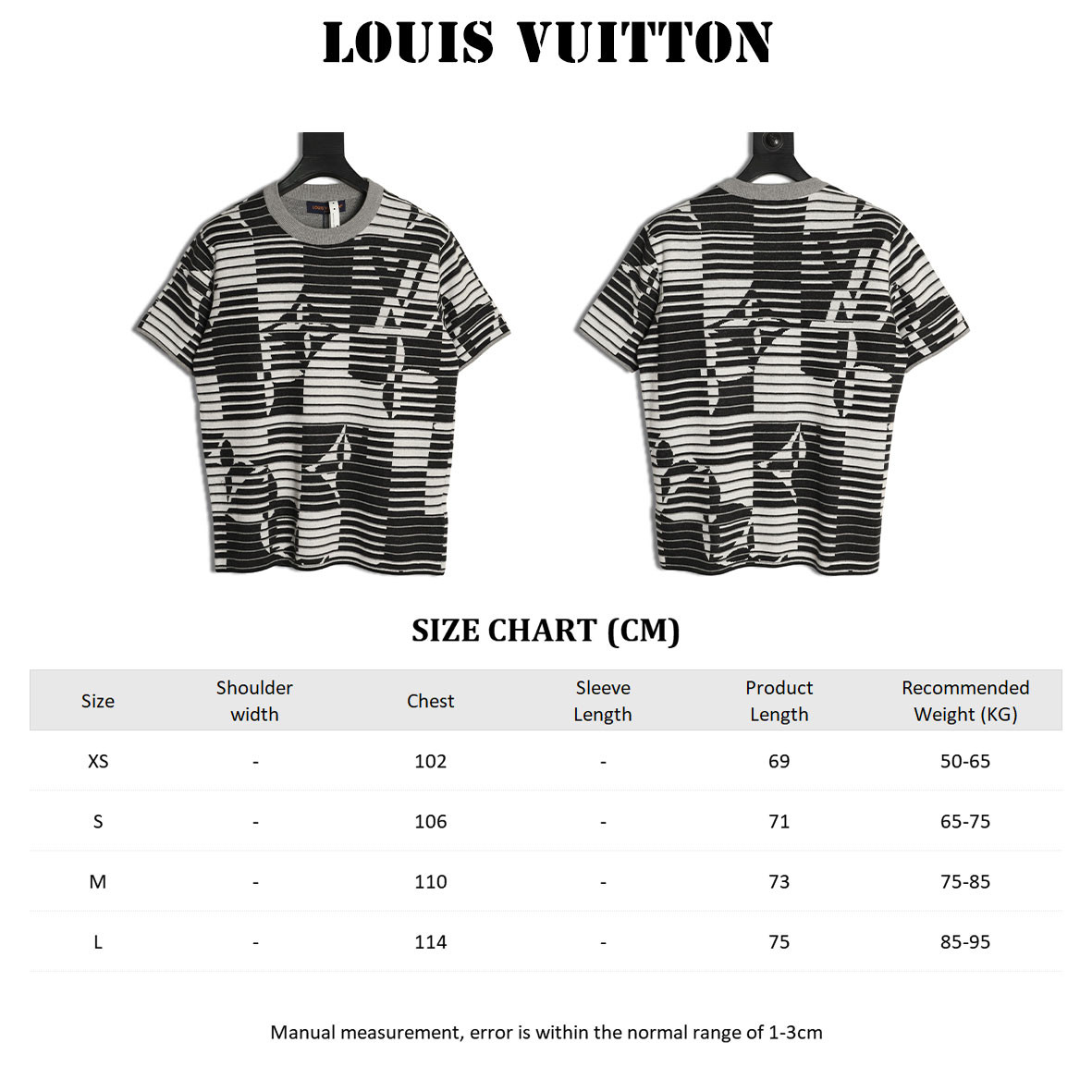 L0vis Vvtt0n Knitting Short-sleeved T-shirt