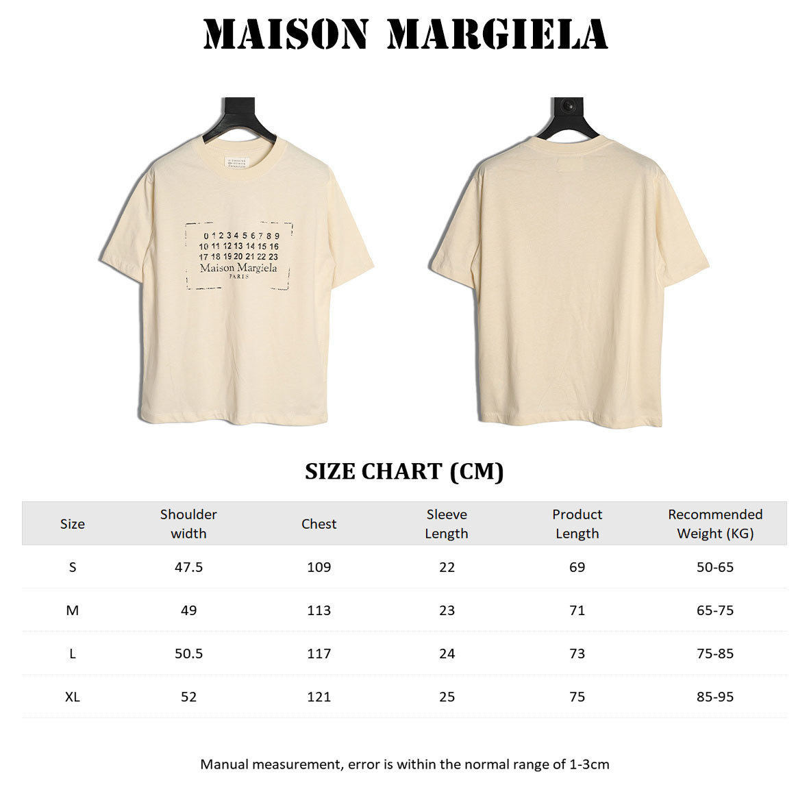 Ma1s0n Marg*e1a 26SS Short-sleeved T-shirt