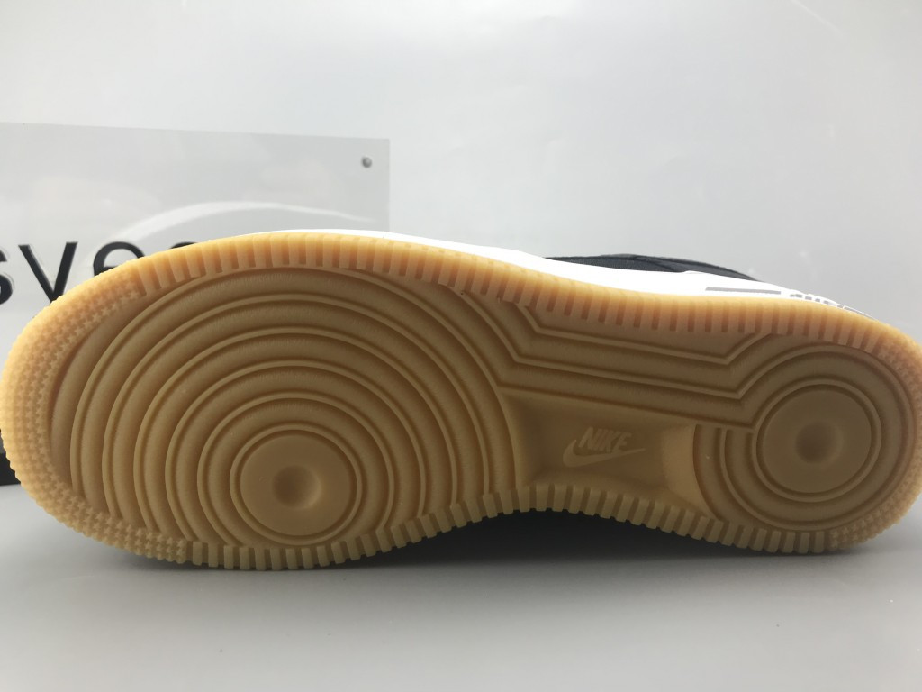 UA NIKE FRAGMENT DESIGN X CLOT X AIR FORCE 1 "BLACK SILK"