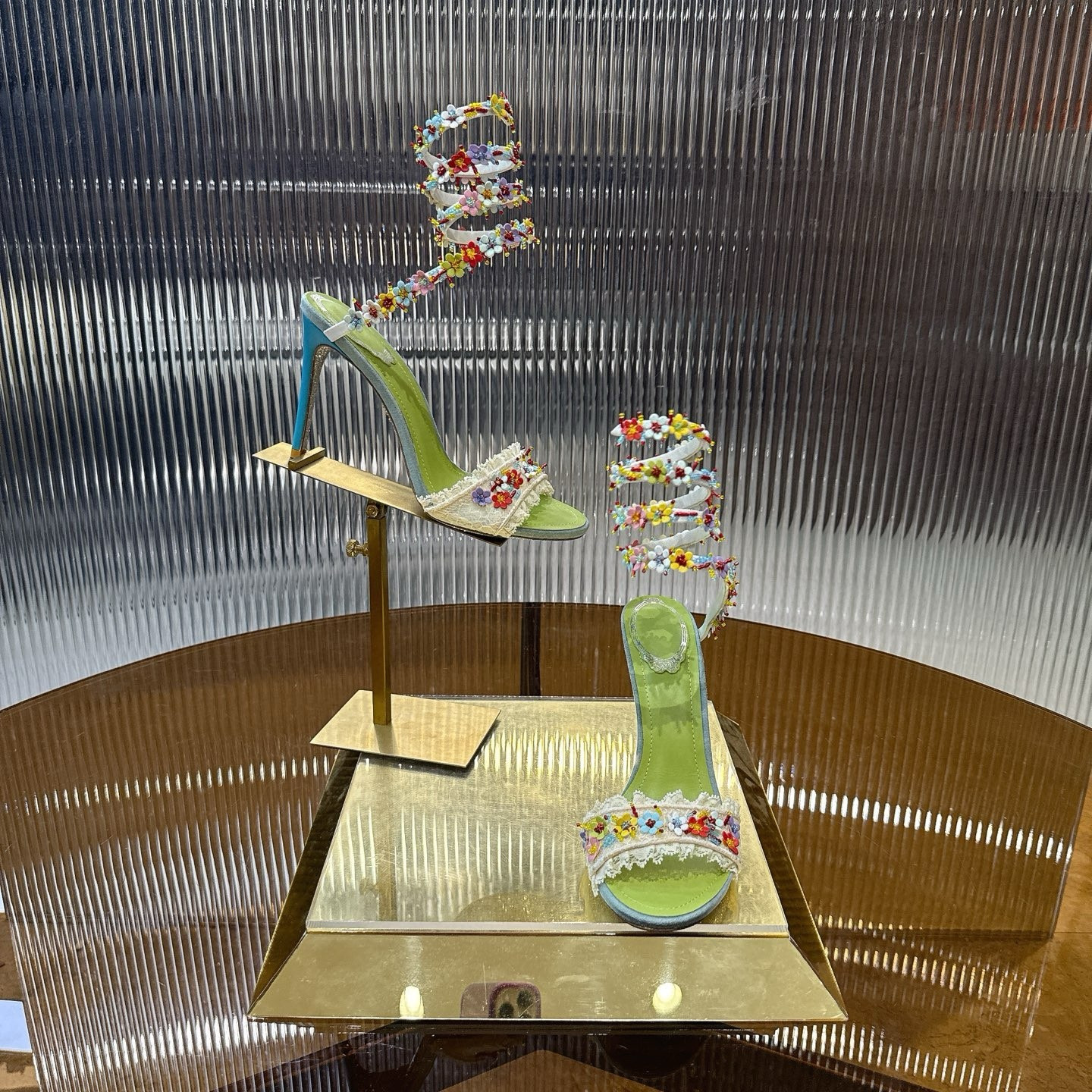 UA RENÉ CAOVILLA BLOOM SANDAL 95mm
