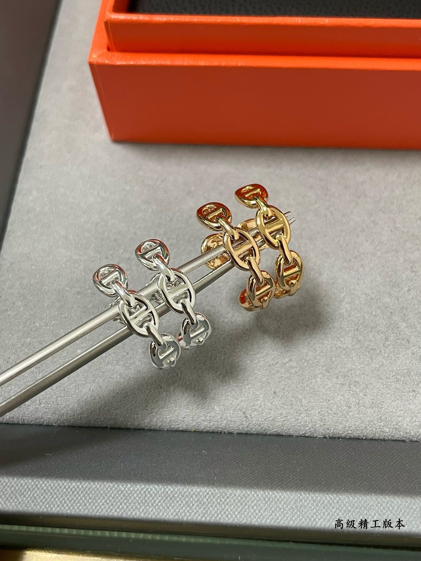 H**me5 Half-hoop Pig Nose Earrings Ag925
