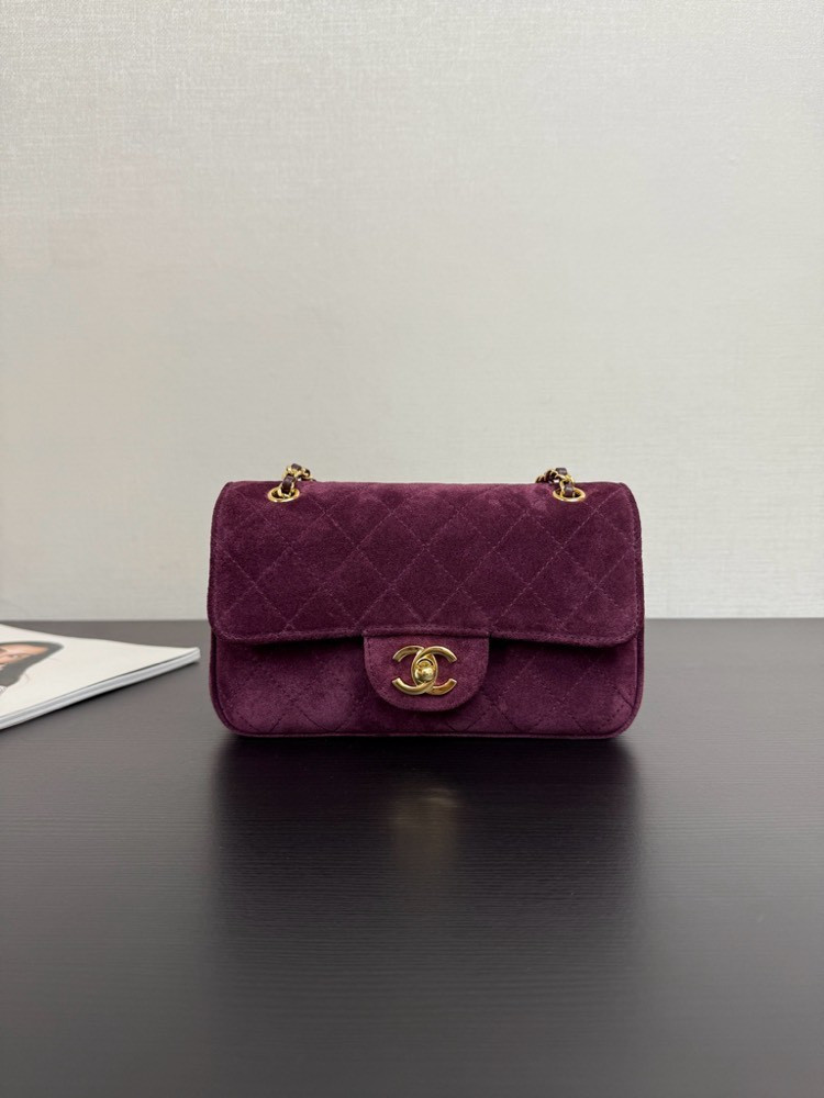Ch**el Mini Flap Bag AS6626 12x20x6cm