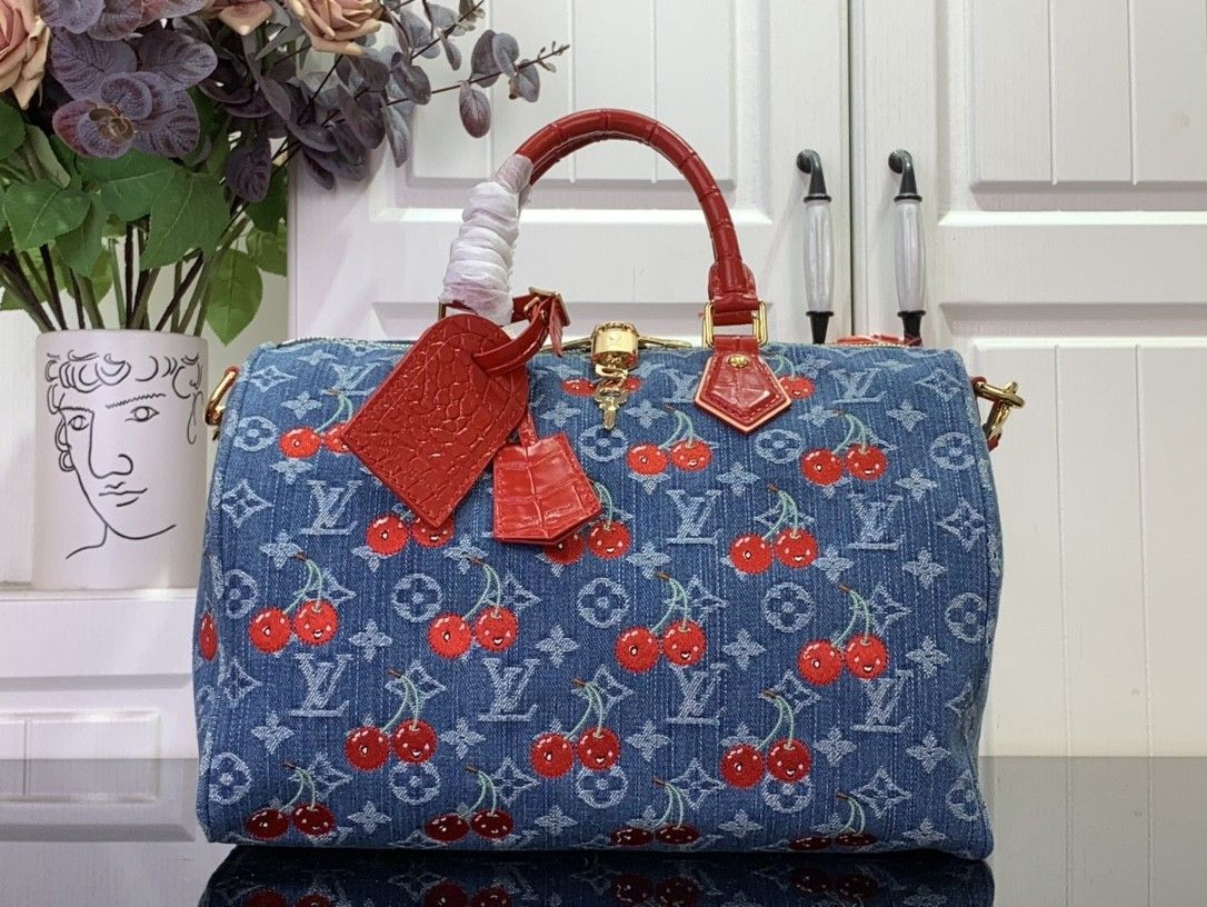 LV x TM Speedy Soft Bandoulière 30 N87627 21x17x30cm