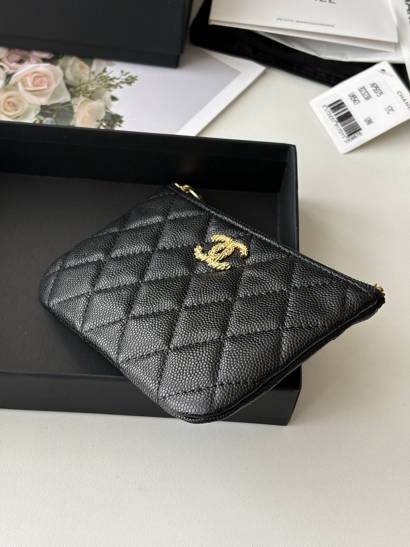 Ch**el Classic Zipped Pouch AS5075 14x9.5cm