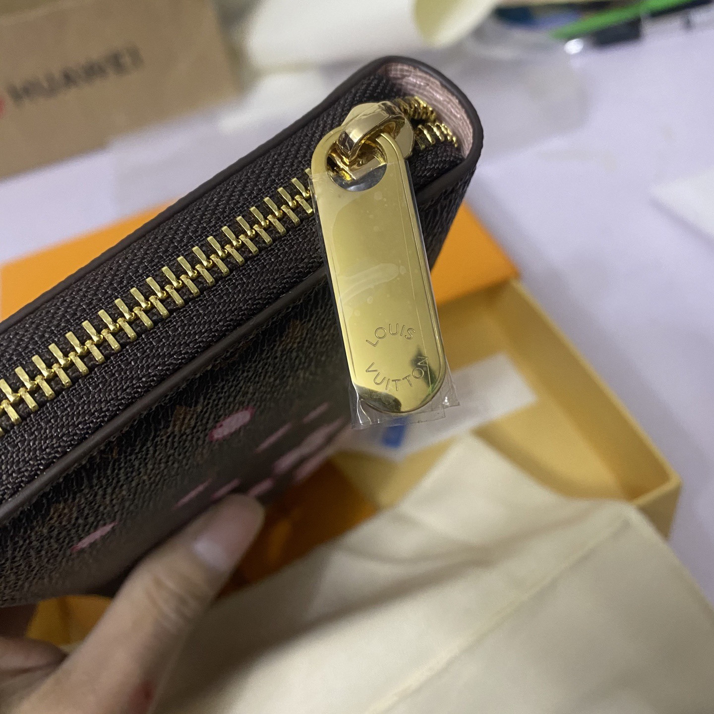 LV x TM Zippy Wallet M13433 7.7 x 4.1 x 1 inches
