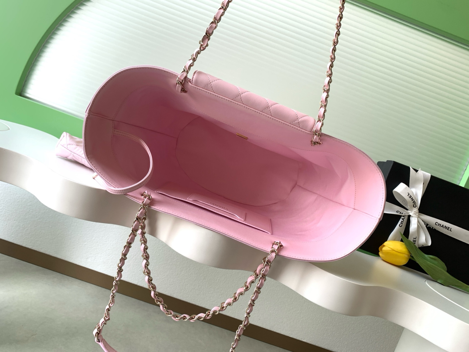 Ch**el Shopping Bag 26x54x18cm