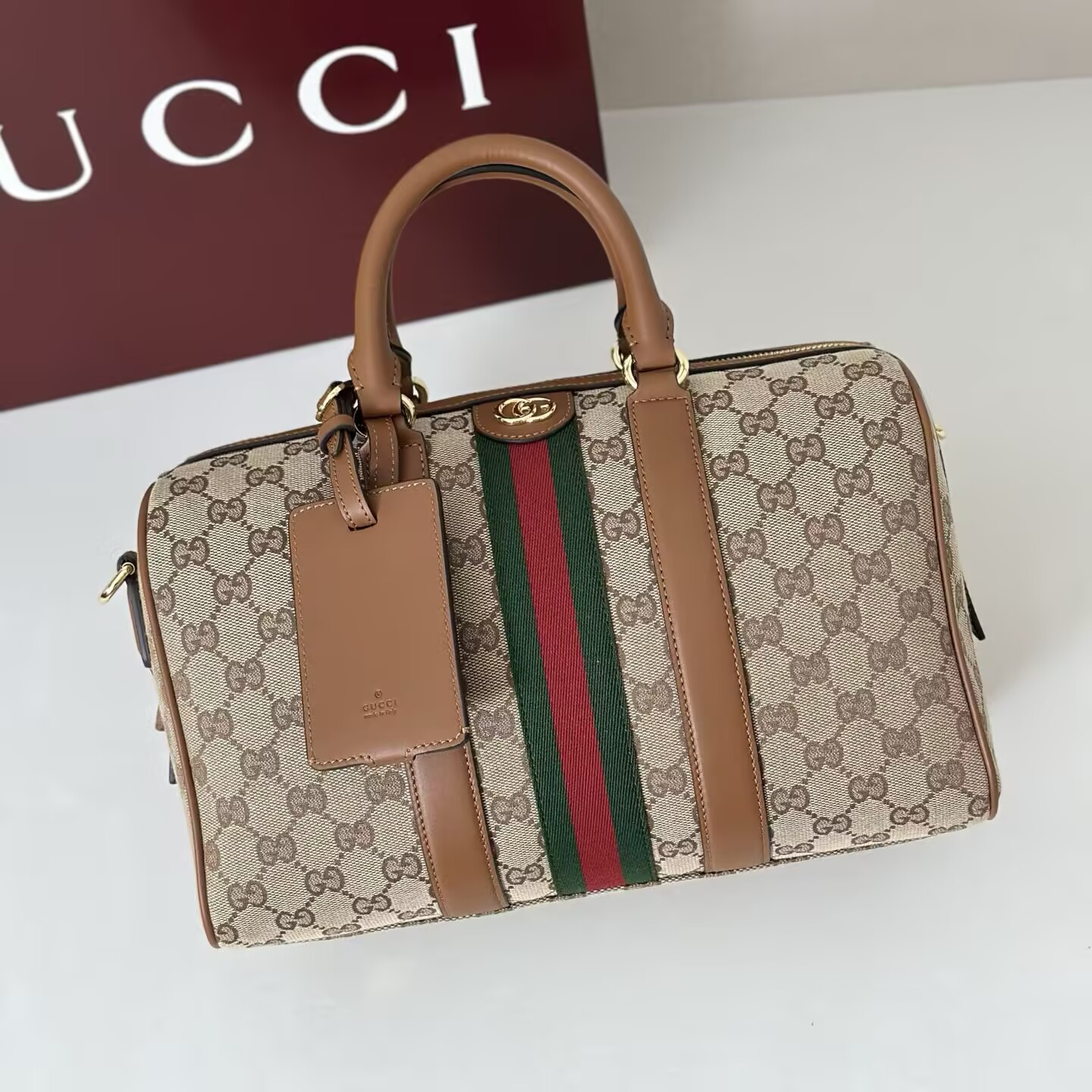 Gvc*1 Ophidia Medium Boston Bag 30x16x20cm