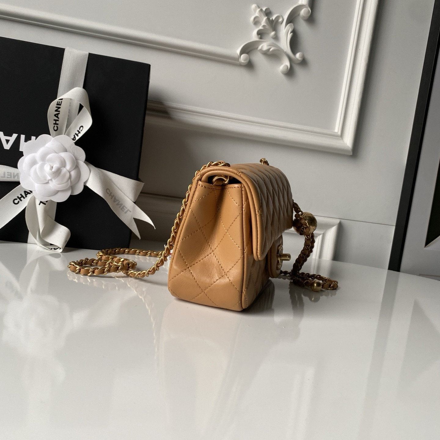 Ch**el MINI FLAP BAG 12×20×6 cm