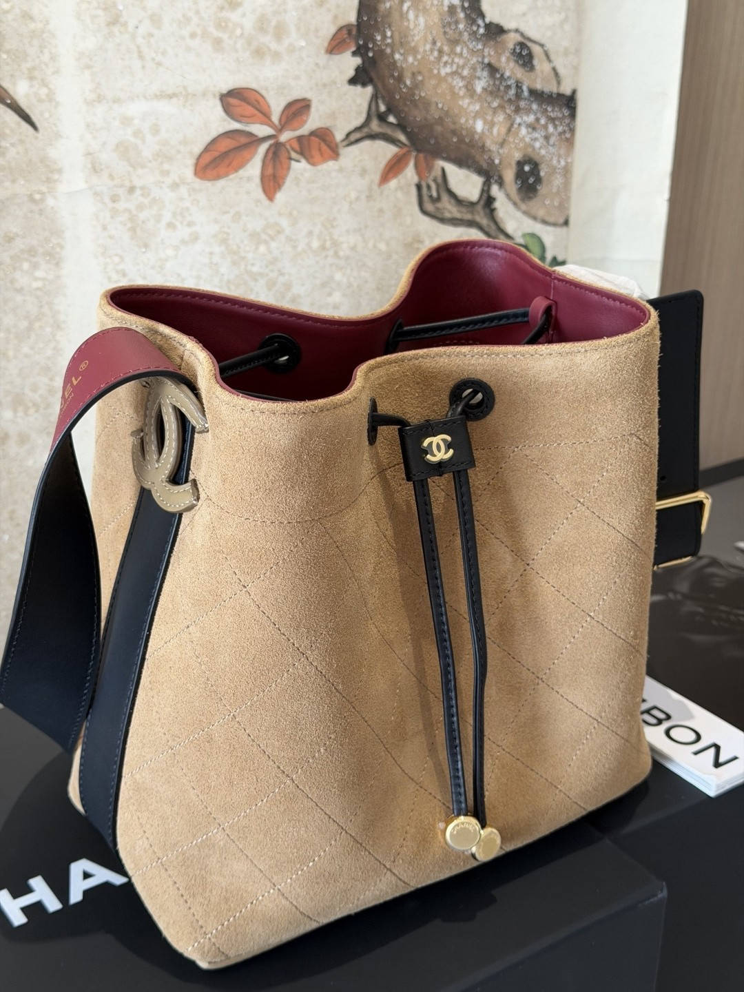 Ch**el Bucket Bag AS6357 23x23x14.5cm