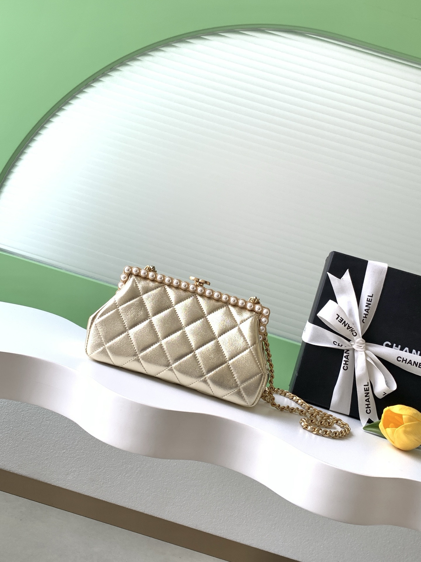 Ch**el clutch as5912 10x20x7cm