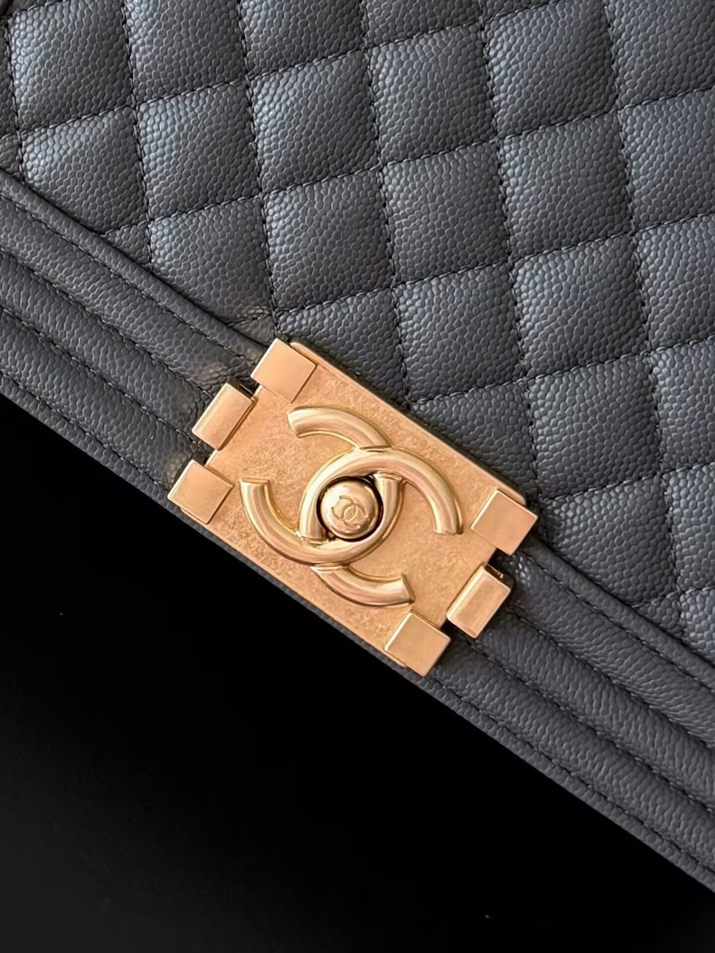 Ch**el Boy Handbag 15x25x9cm