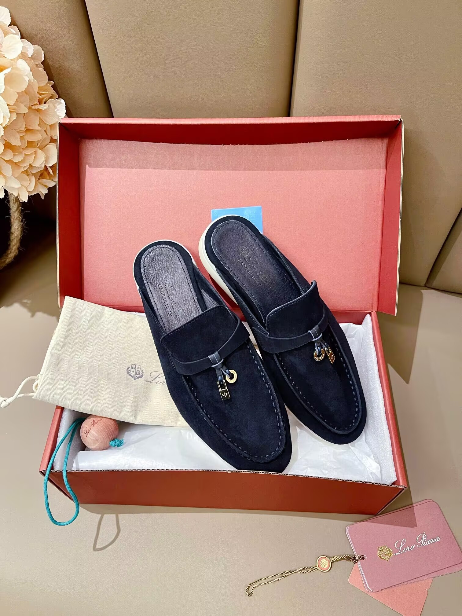 UA L0r0 P1ana Babouche Charms Walk Loafers