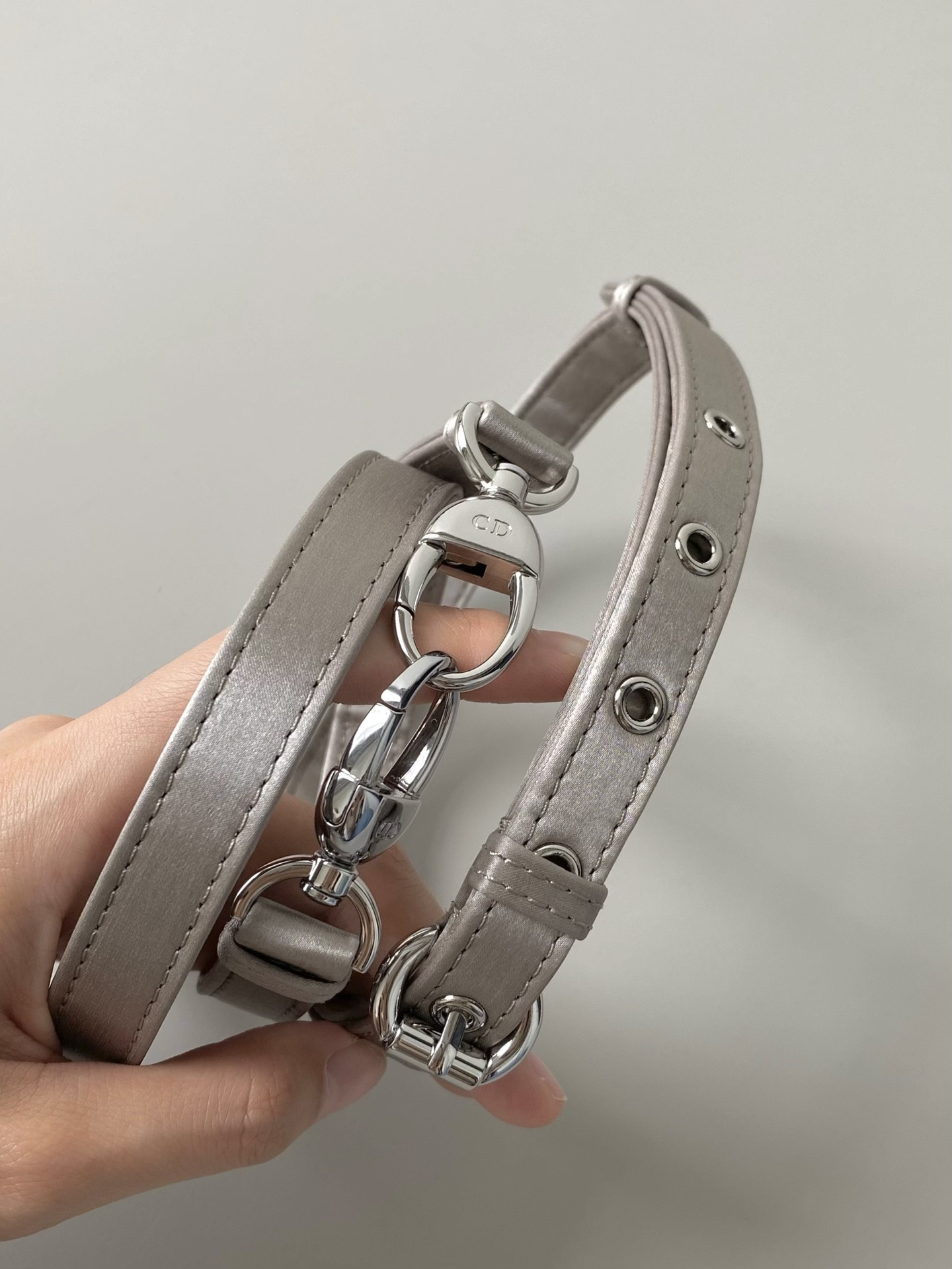MINI LADY D10r BAG GRAY 6.5 X 6 X 3 INCHES