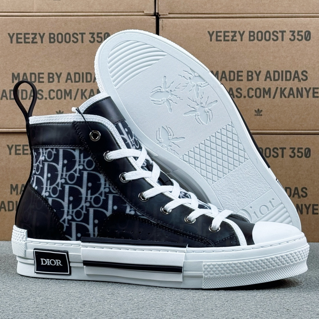 UA D10r B23 High Black White