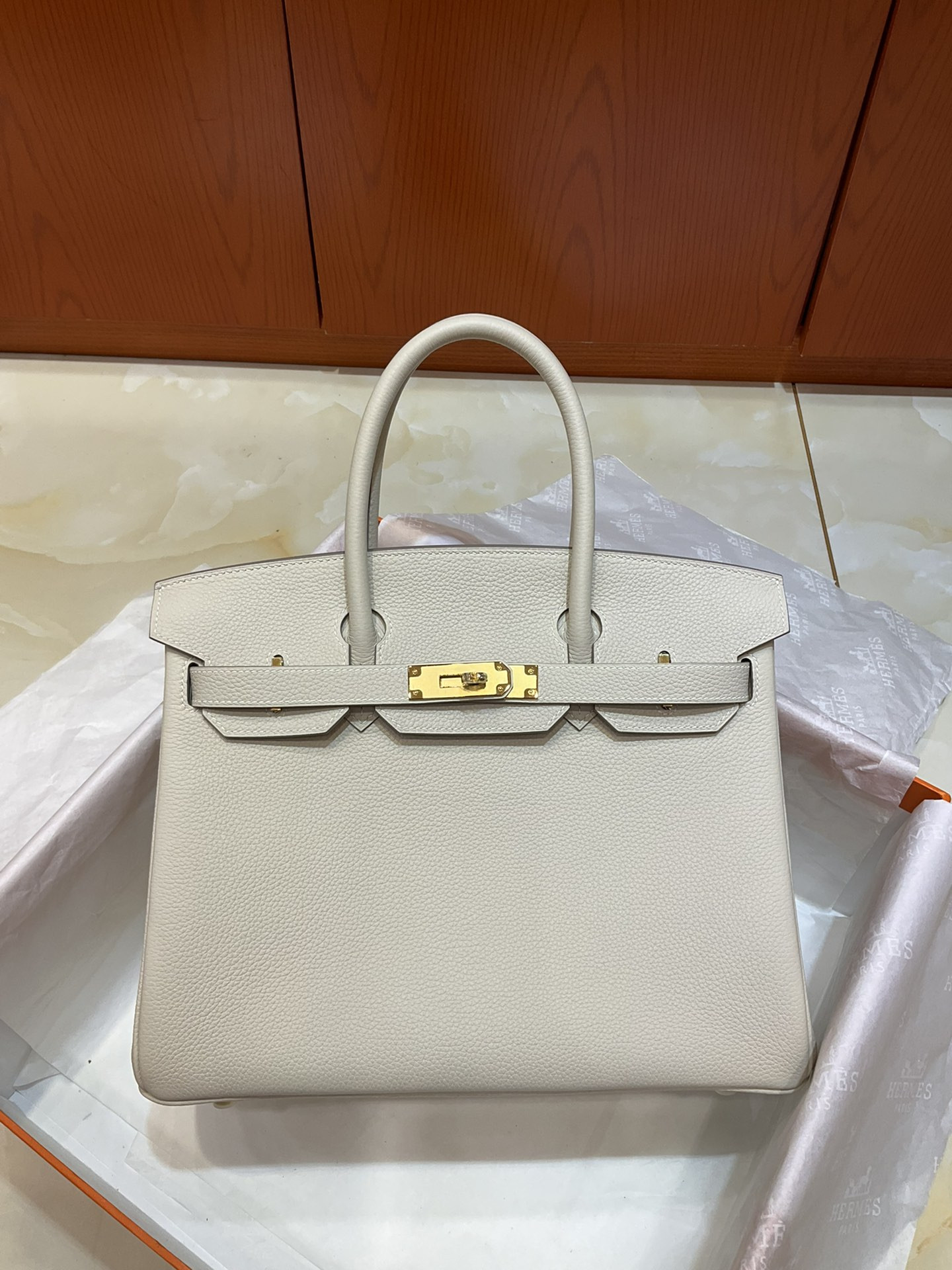 H**me5 BIRKIN Gold 25 30 35