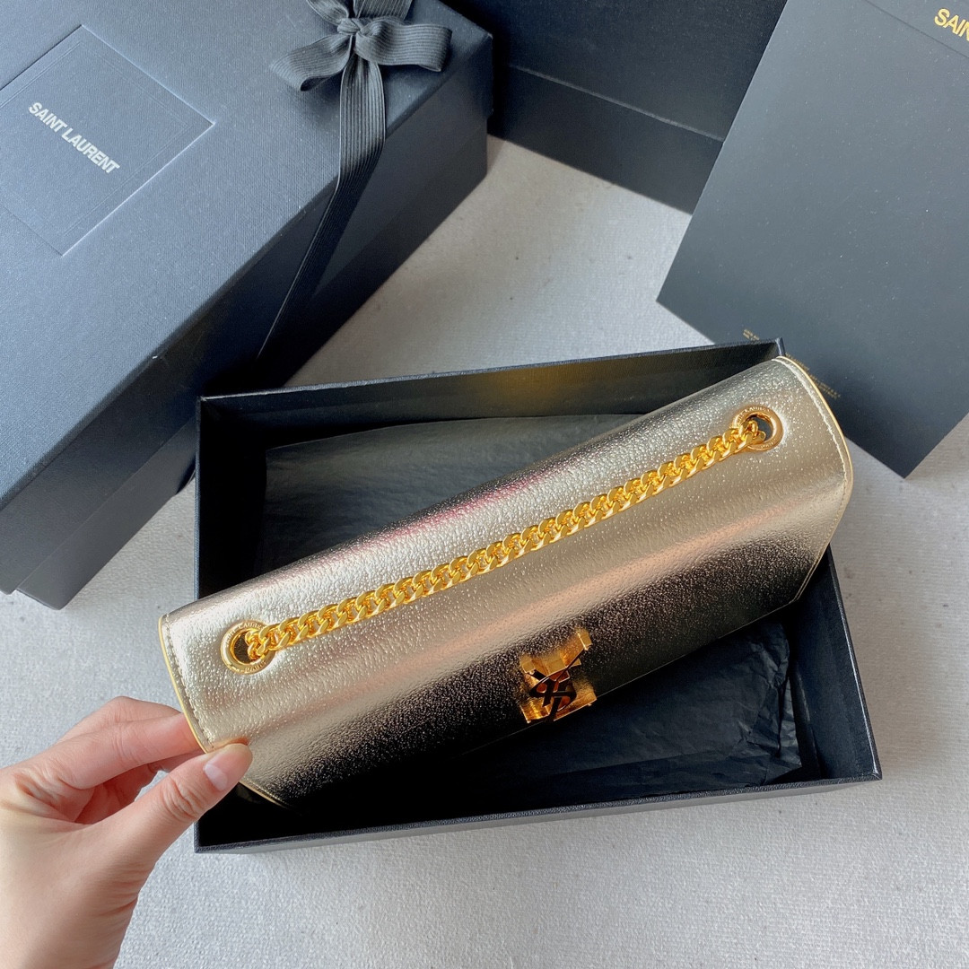 Y51 KATE SMALL IN METALLIC LEATHER 20x12x5cm