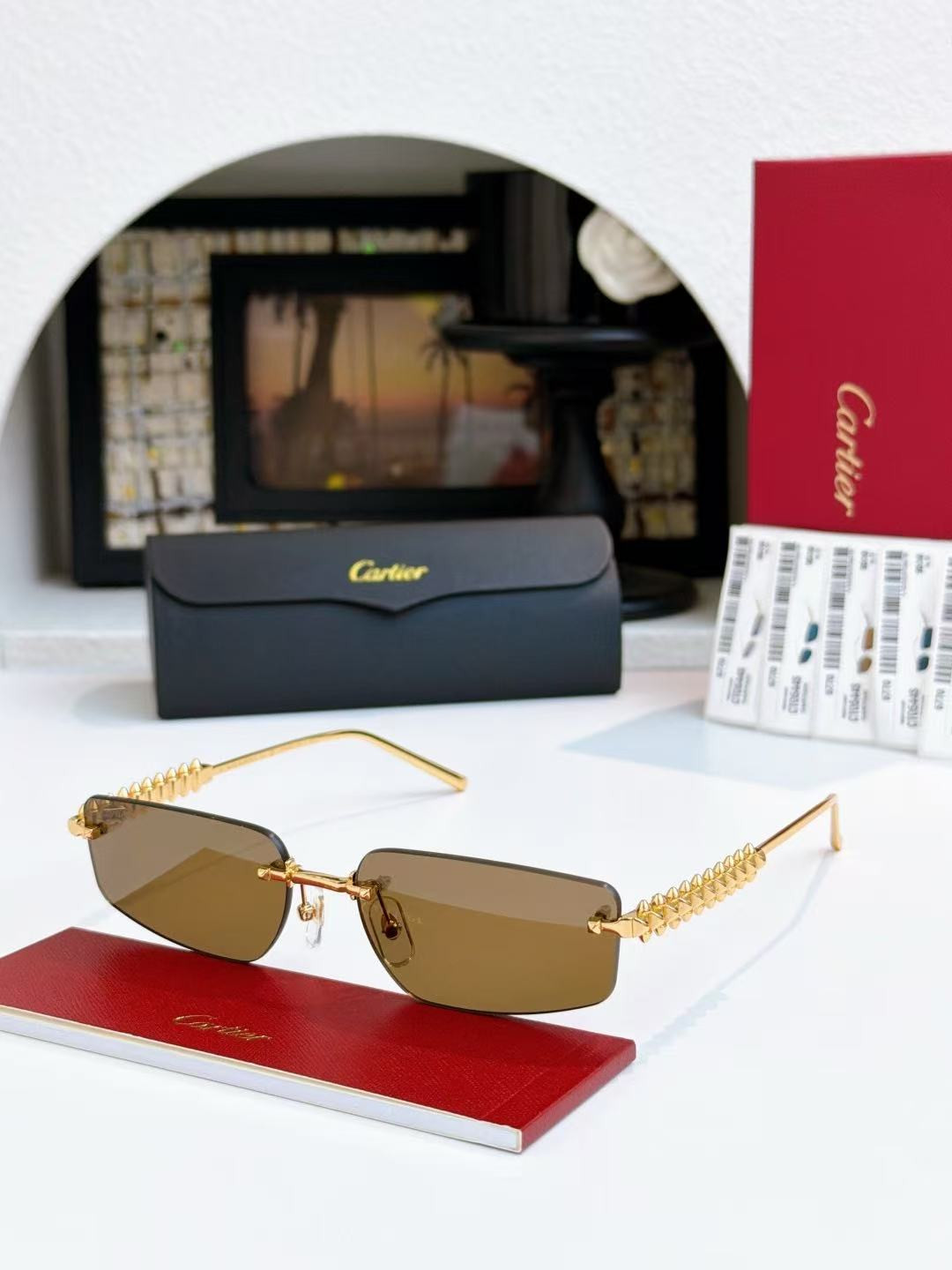Ca*t1er Glasses 58-16-140