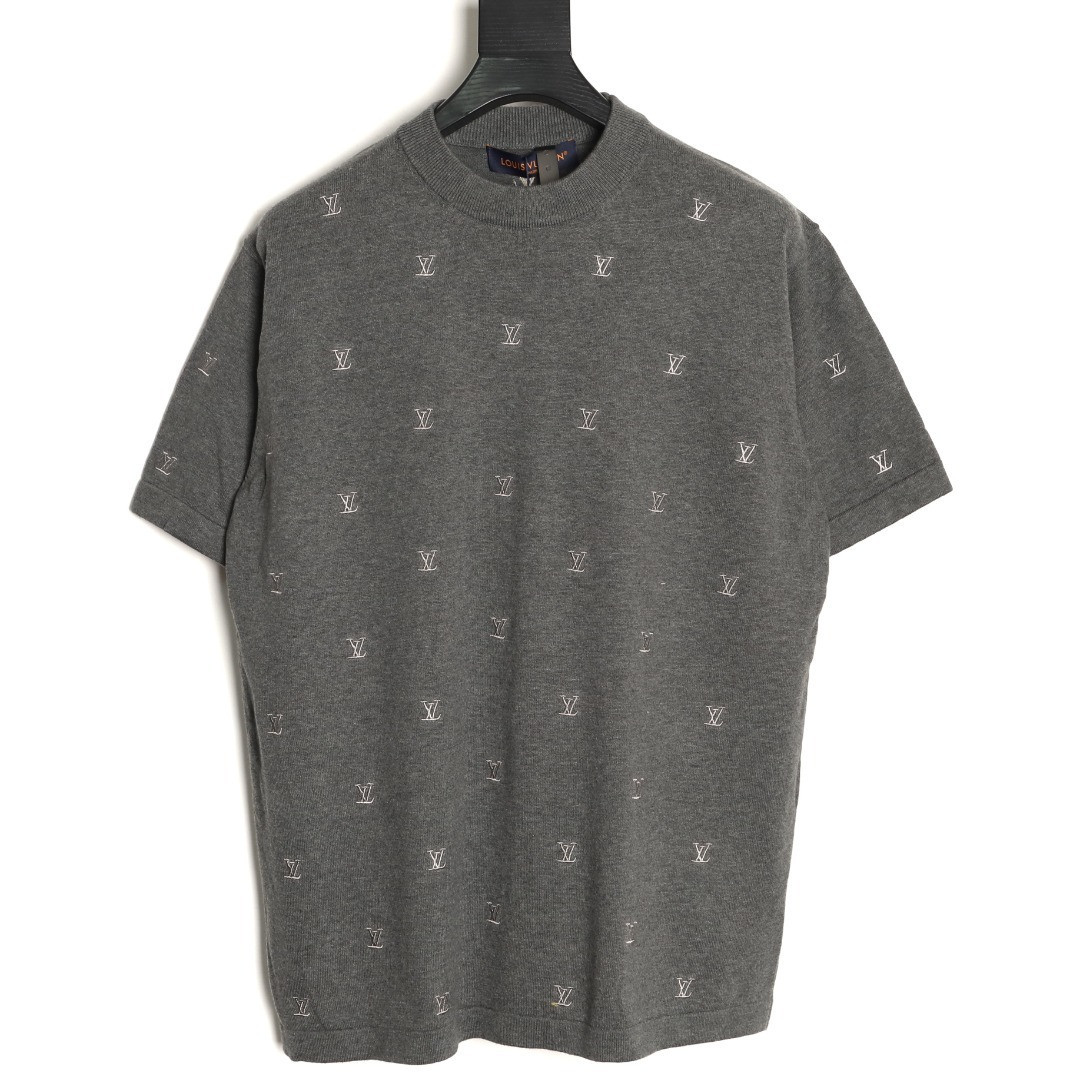 l0vis Vvtt0n knitting short-sleeved t-shirt
