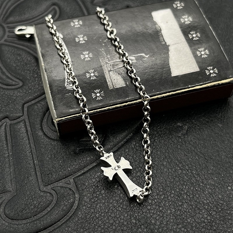 Ch*0me He**ts Cross Bracelet