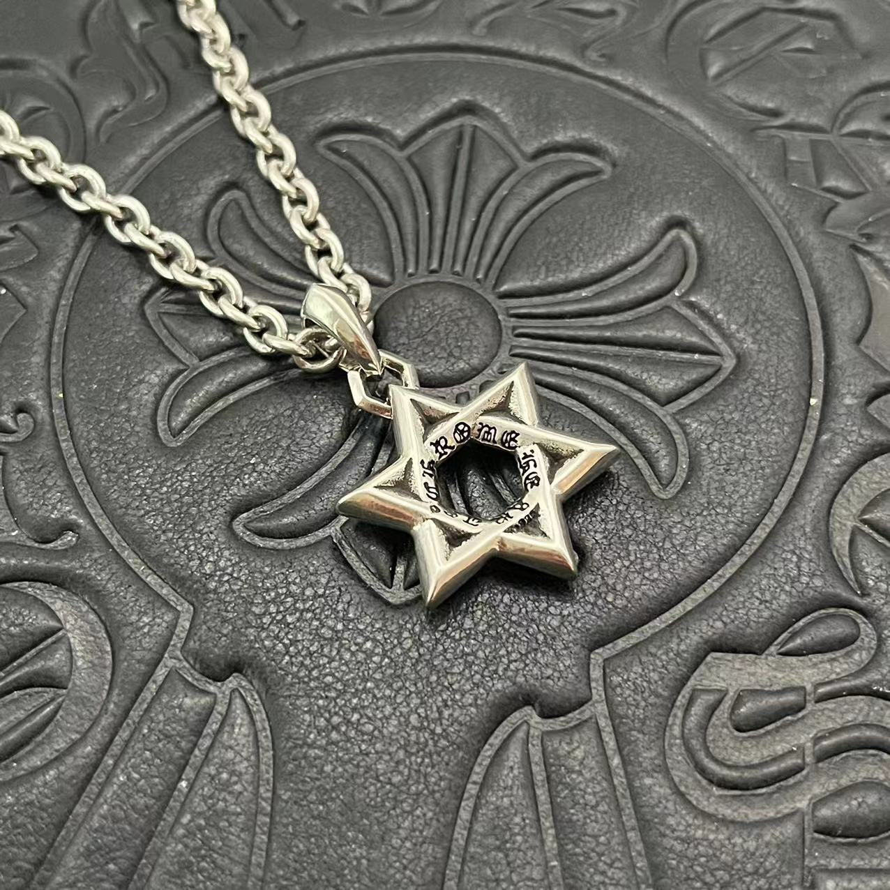 Ch*0me He**ts Hexagram Necklace