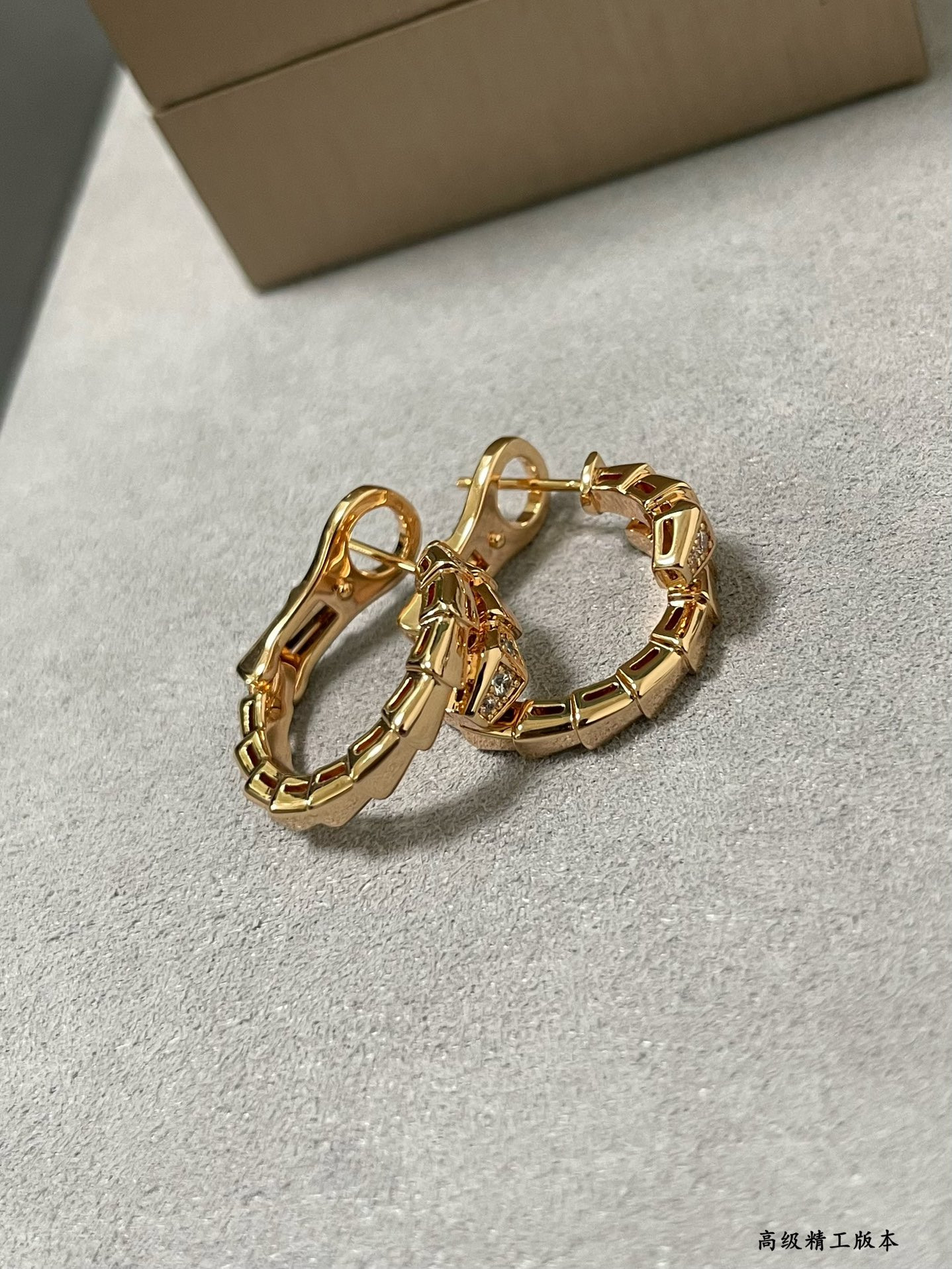 Bv1g*ai Head and tail drill snake Earrings
