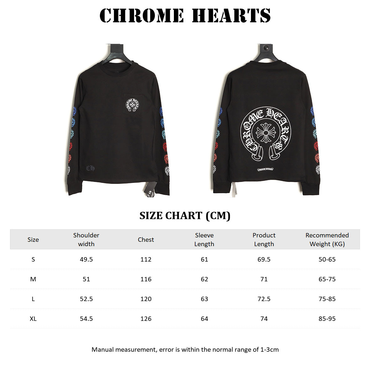 Ch*0me He**ts 25FW Long-sleeved T-shirt