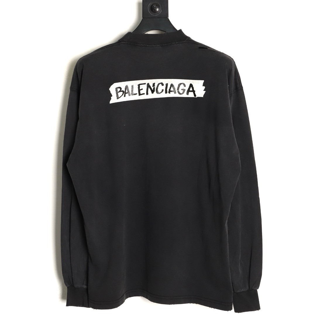 Ba1en*iaga 26SS Long-sleeved T-shirt