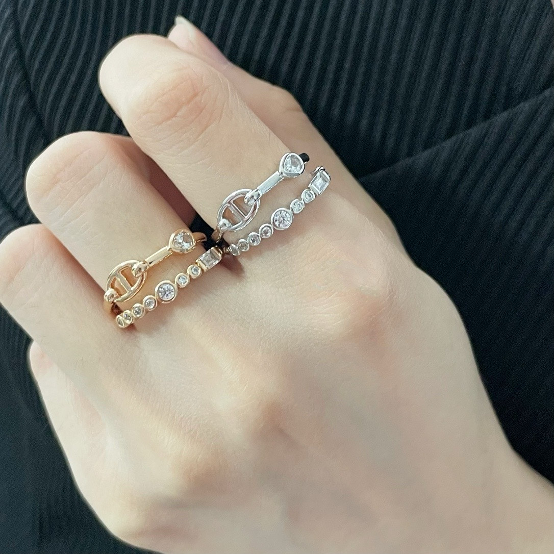 H**me5 Double-circle Ring