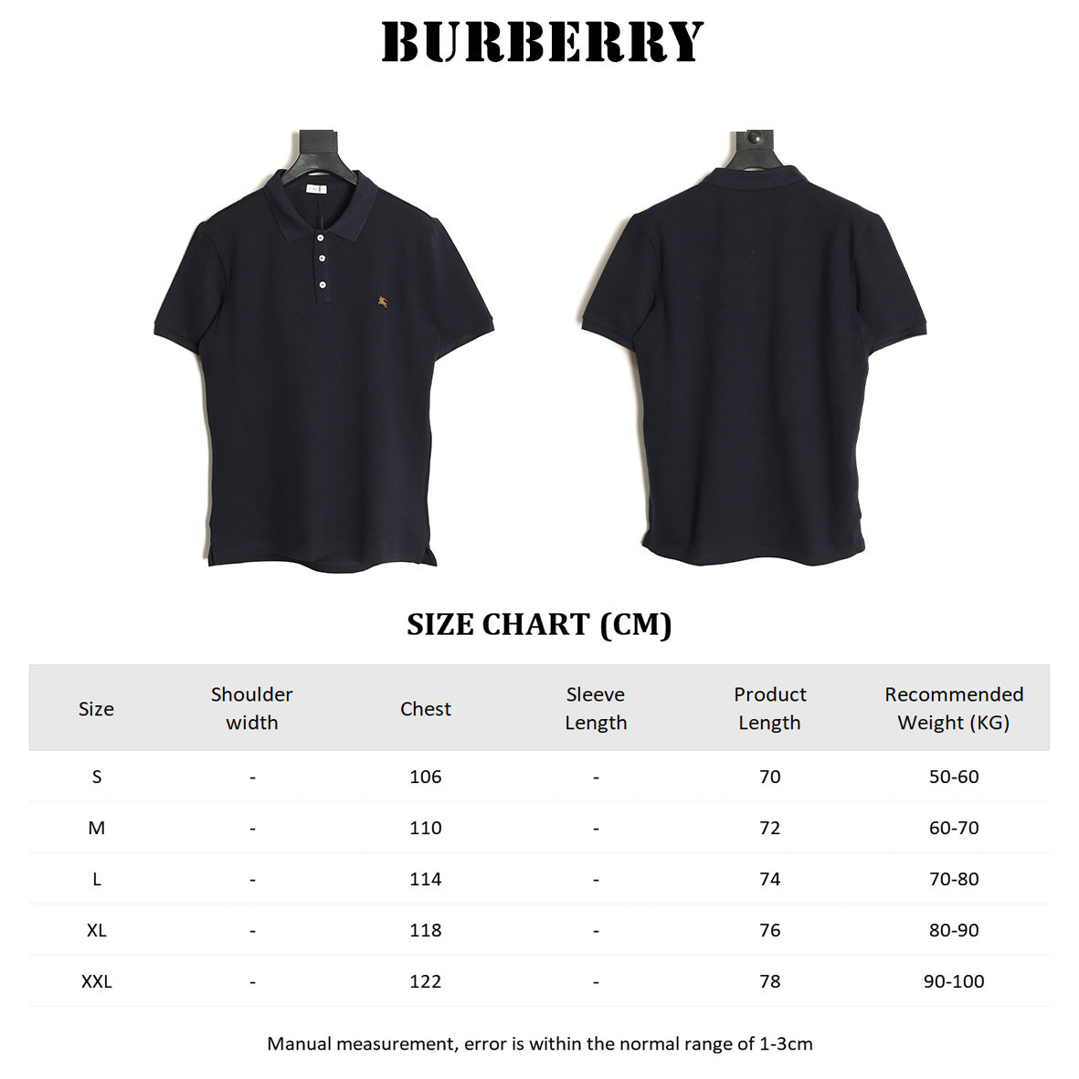 Bv*b*rry Short-sleeved Polo shirt Dark blue