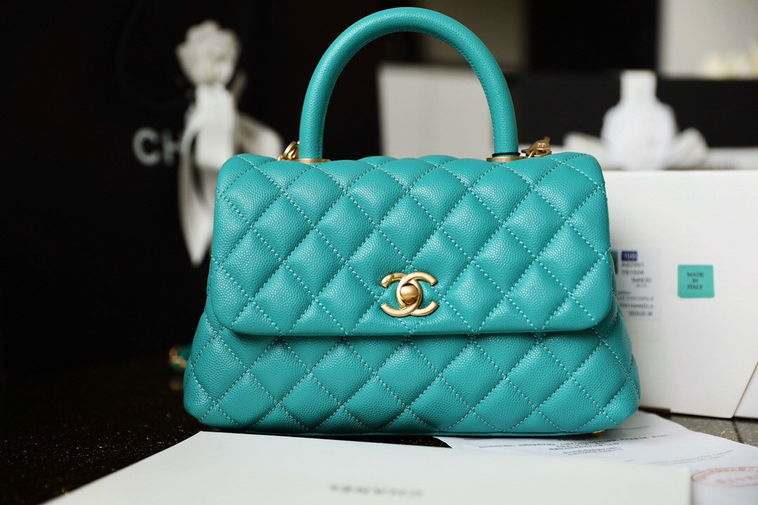Ch**el COCO Handle bag medium 28cm