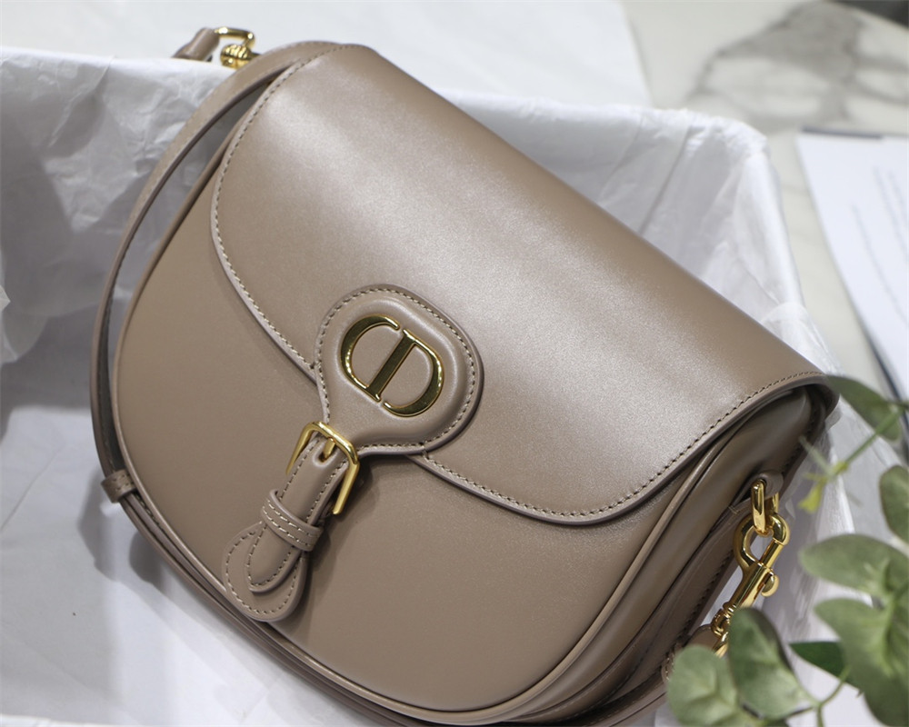 MEDIUM D10r BOBBY BAG brown Box Calfskin