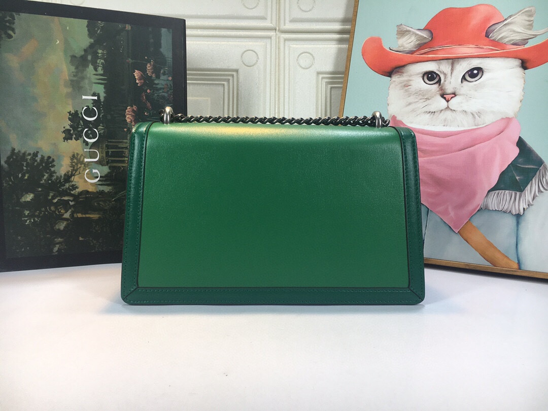 Gvc*1 DIONYSUS SMALL SHOULDER BAG GREEN 11"Wx7"Hx3.5"D