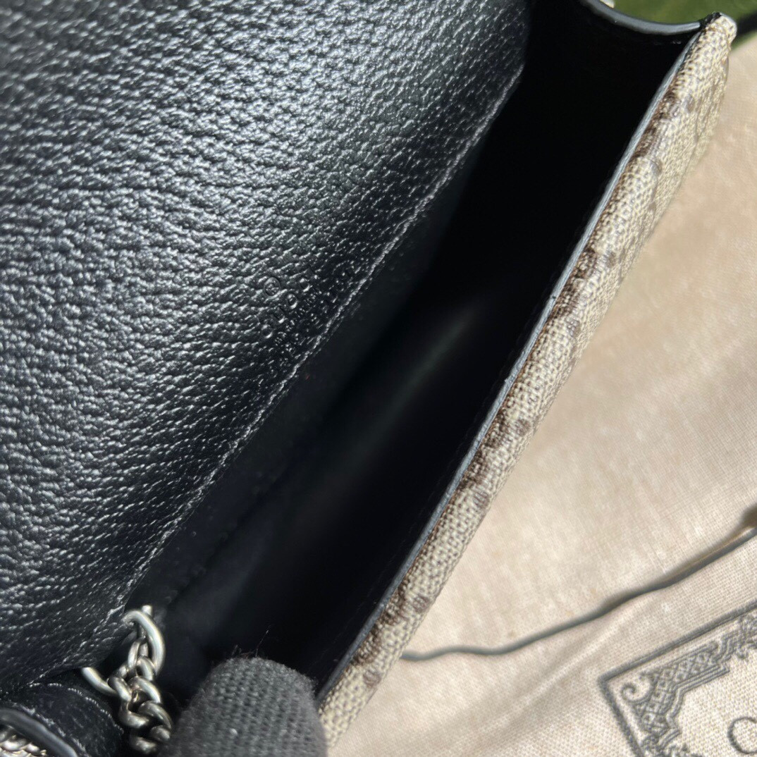 Gvc*1 DIONYSUS GG Svp*me S*pER MINI BAG 6.5"Wx3.9"Hx1.6"D
