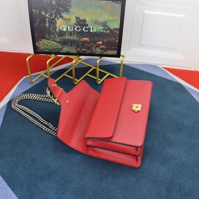 Gvc*1 DIONYSUS SMALL SHOULDER BAG RED 28x18x9cm
