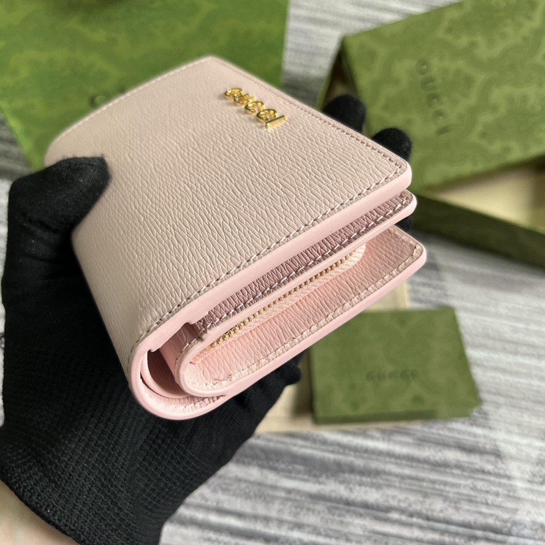 Gvc*1 Script Zip-Around Wallet pink 14 x 18.5 x 3cm