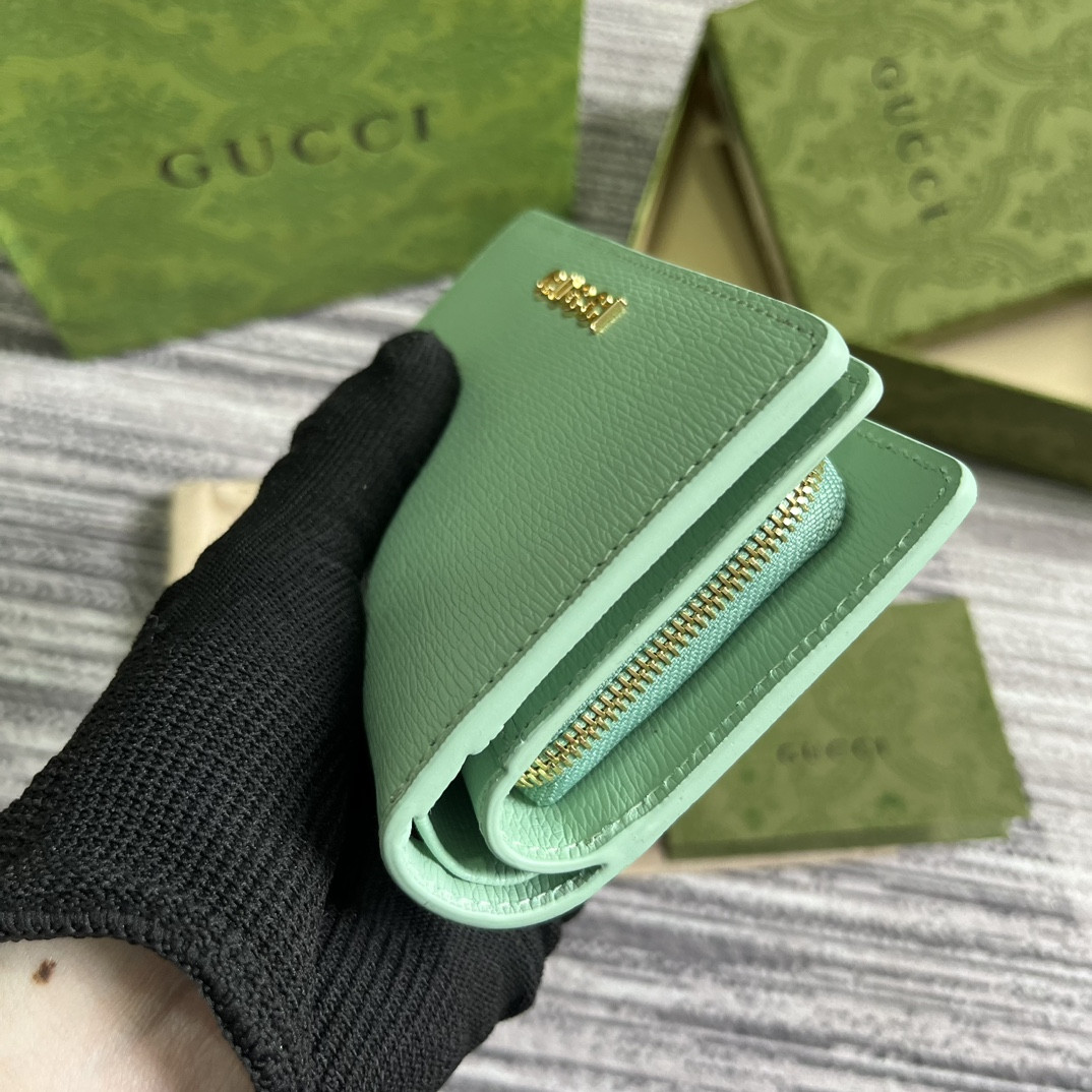 Gvc*1 Script Zip-Around Wallet green 14 x 18.5 x 3cm