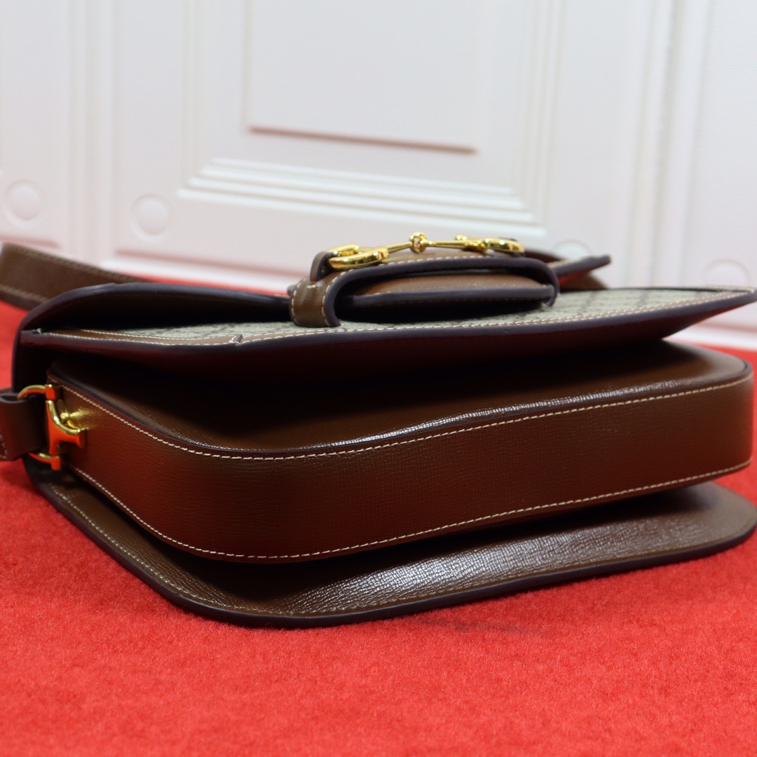 Gvc*1 HORSEBIT 1955 SHOULDER BAG 9.8"W x 7"H x 3.1"D