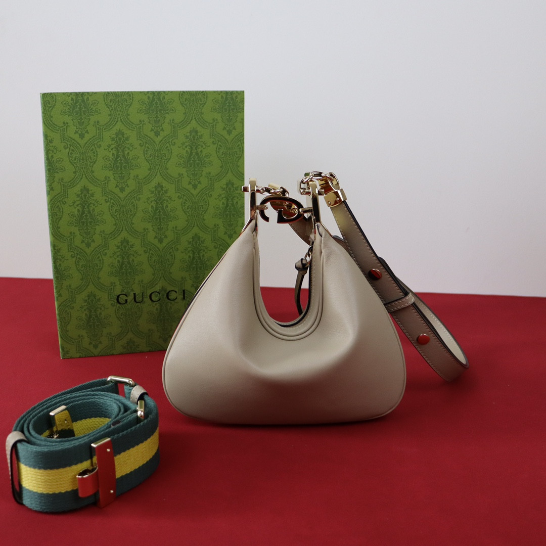 Gvc*1 ATTACHE SMALL SHOULDER BAG GRAY 9"W x 8.7"H x 2"D