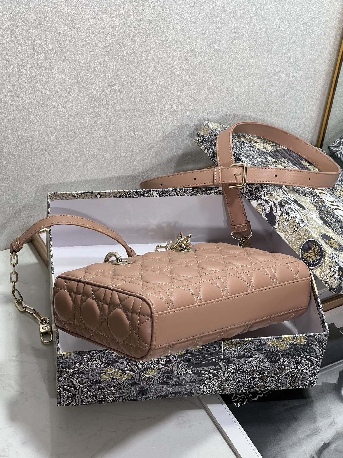 D10r Lady D-Joy bag medium Dark pink 26 x 13.5 x 5 cm