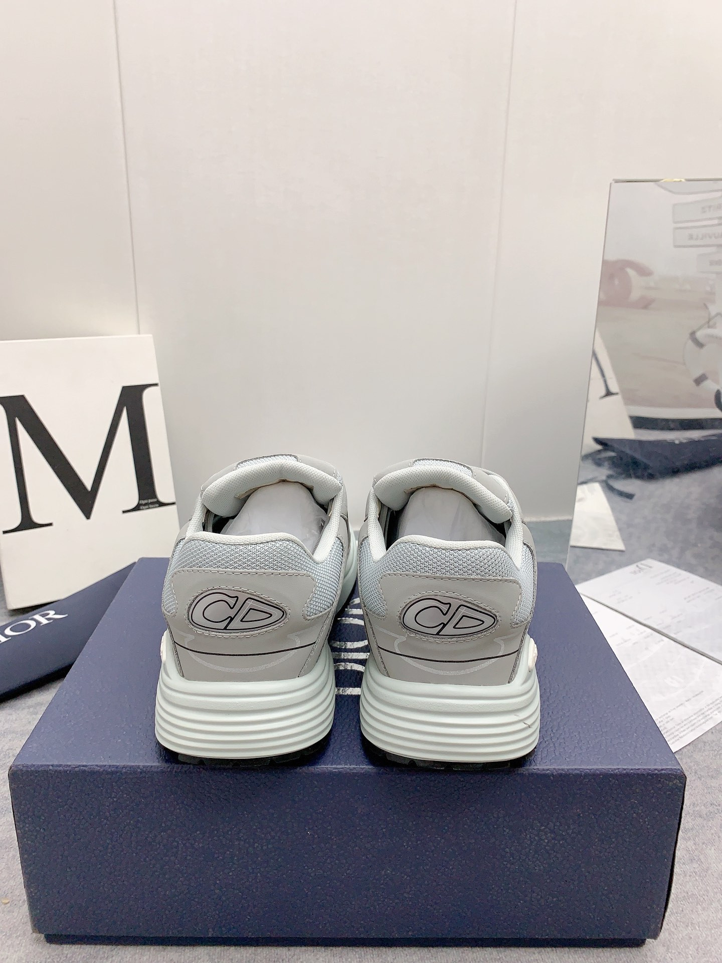 D10r B30 Sneaker Gray Mesh and Technical Fabric