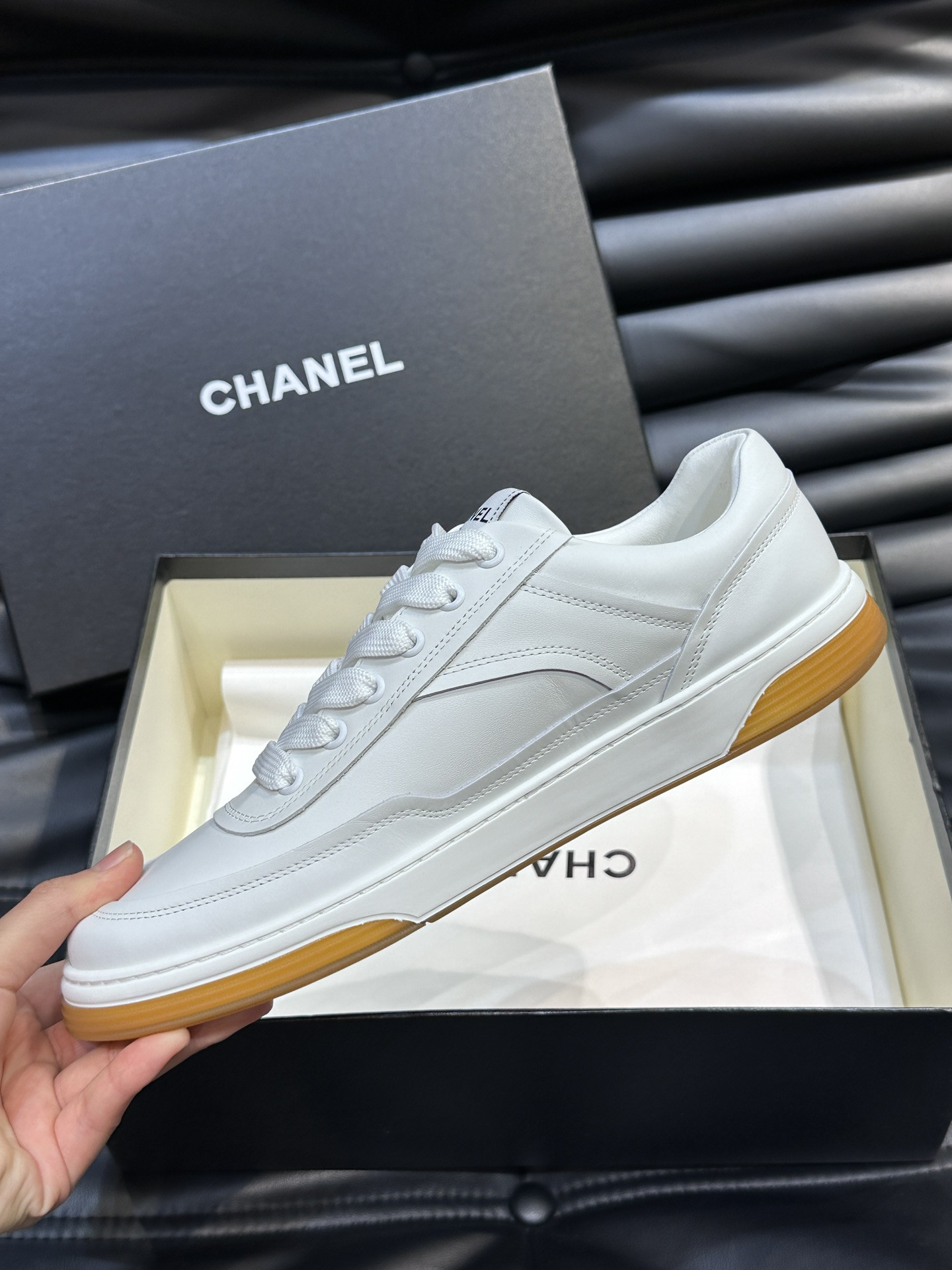 UA Ch**el SNEAKER Calfskin